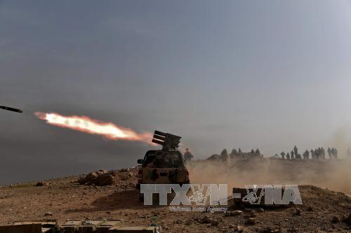 กองกำลังรักษาความมั่นคงอิรักทำการโจมตีกลุ่มไอเอสในเมือง Mosul